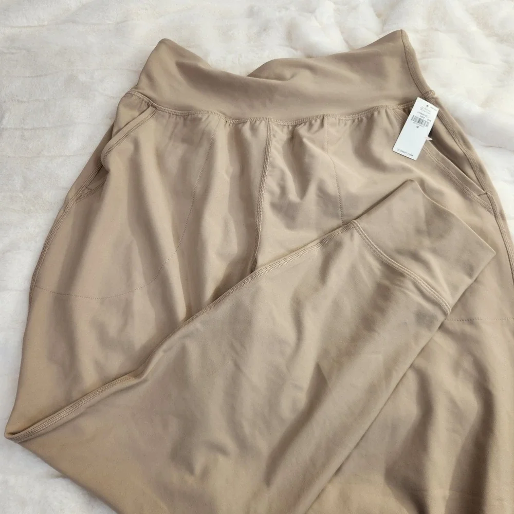 NEW Old Navy Active Powersoft High-Rise Jogger Ankle Pants Tan Womens Medium NWT